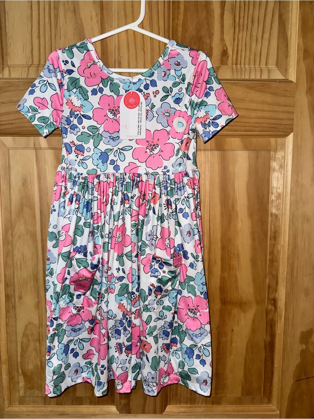 NWT Mila & Rose “Hydrangea” Pocket Twirl Dress